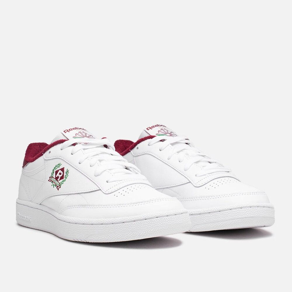 Reebok Club C 85 OG Crest White Classic Burgundy UNISEX NWT Size M 7.5/W9